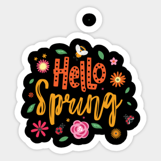 Hello Spring Sticker